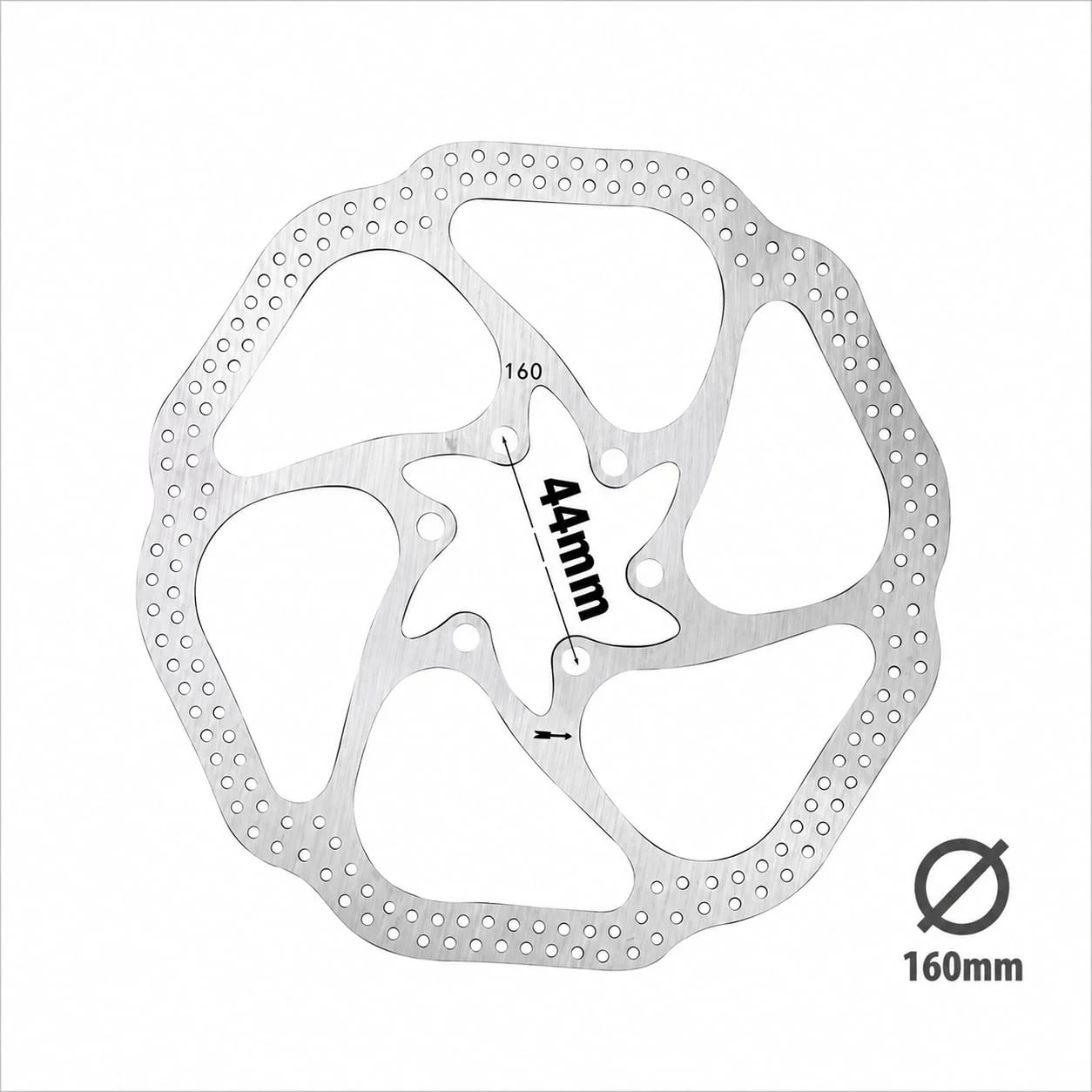 Disque de frein 120 mm 6 trous
